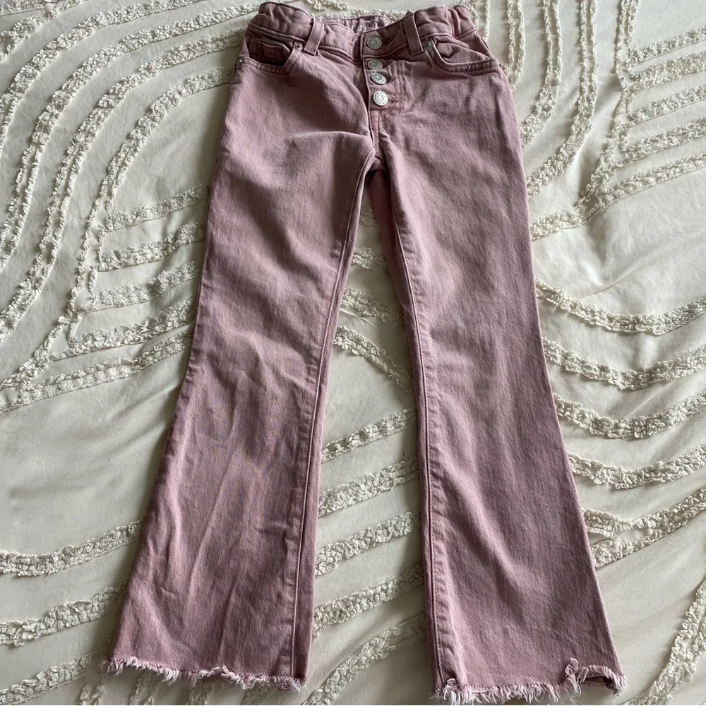 Lot of 3 pants Girls' Lavender Tie-Dye Jogger Pants and jeans - size 6